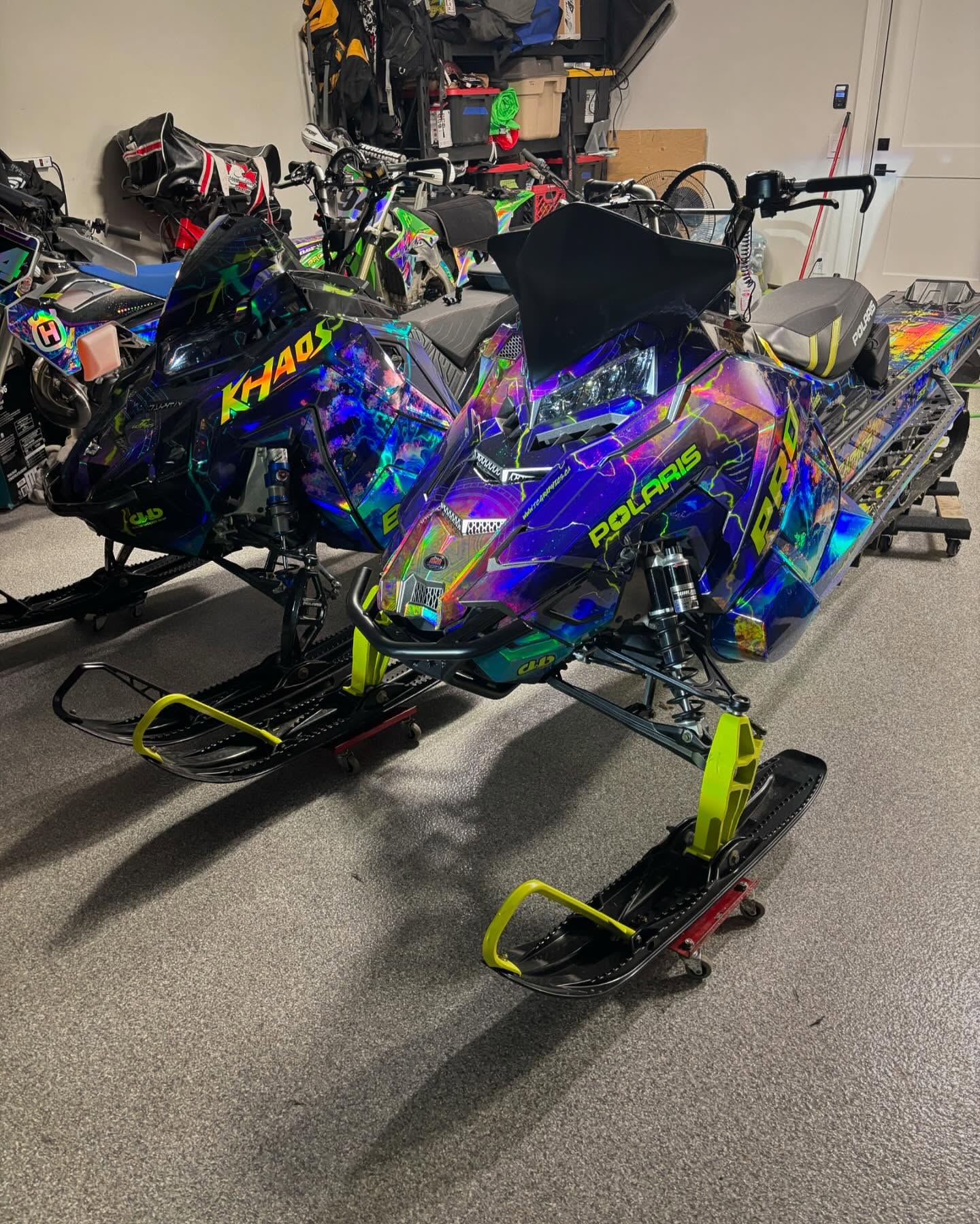Custom Designed Snowmobile Graphics