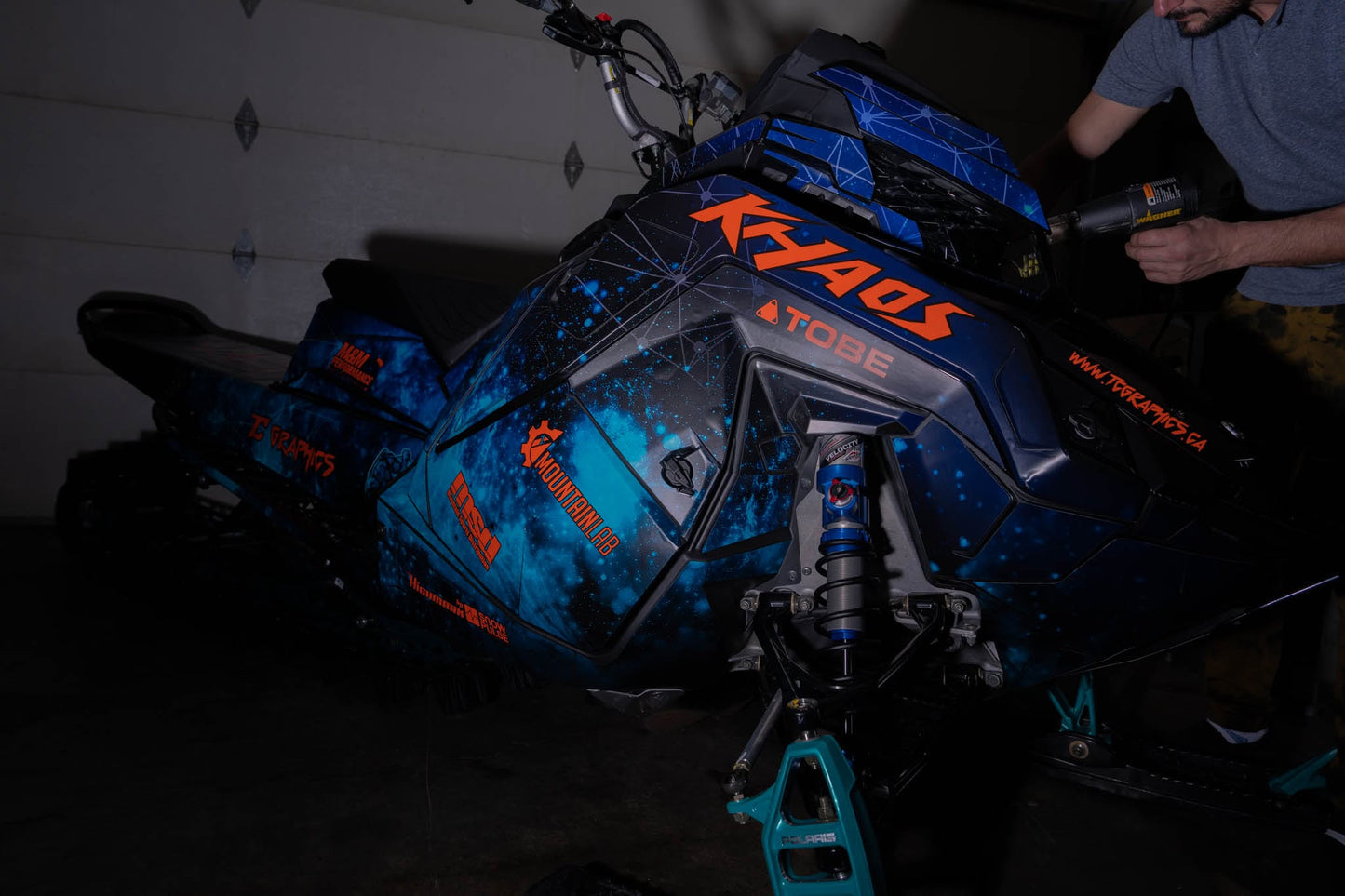 Custom Designed Snowmobile Graphics